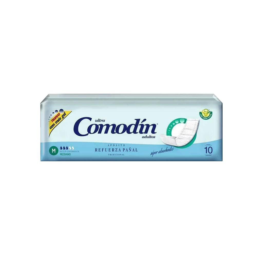 Comodín Apósito Refuerza Pañal Mediano x10
